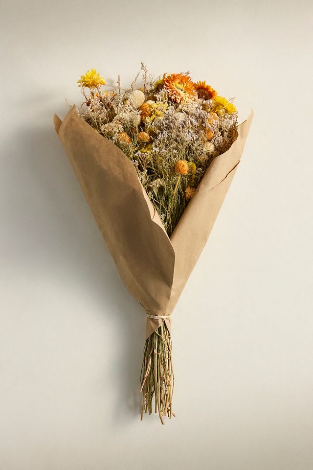 Orange Confetti Dried Bouquet #2