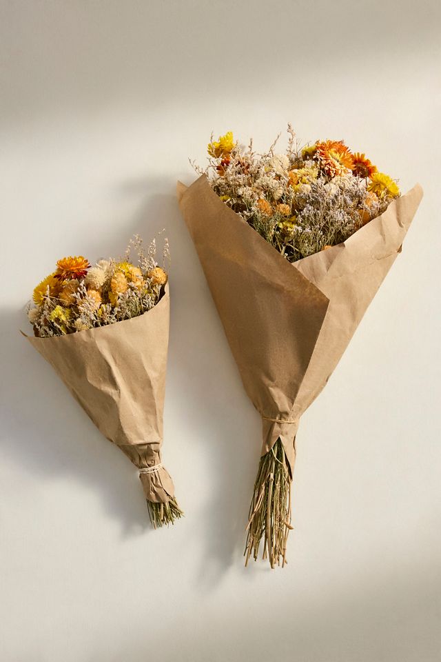 Orange Confetti Dried Bouquet #3