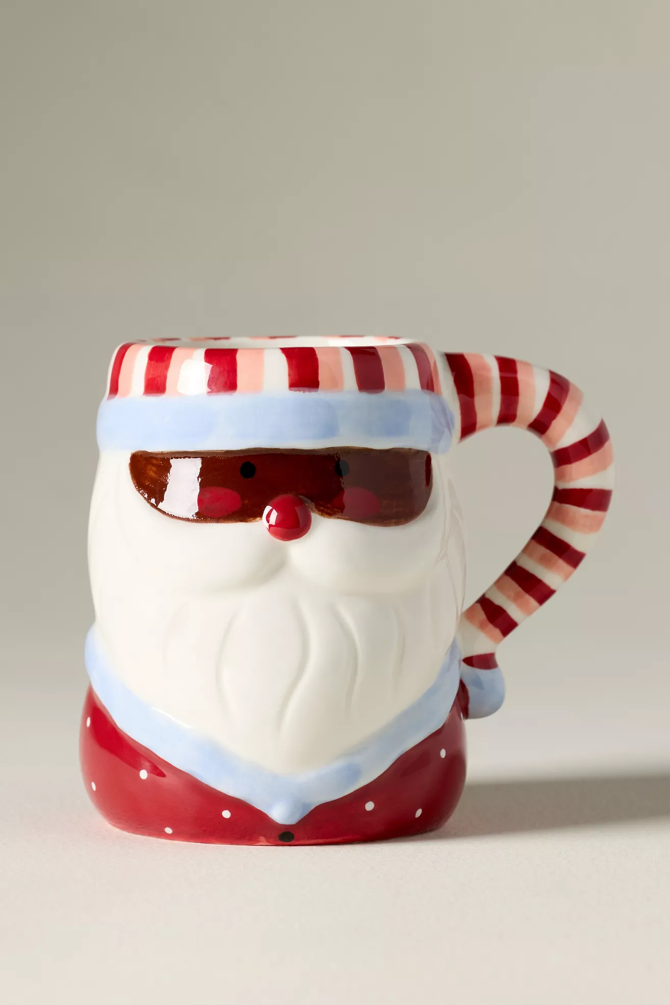 Figural Stoneware Santa Mug - thumbnail 3