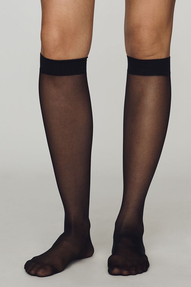 Stems Sheer Knee-High Socks, Set of 3 #1