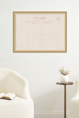 Kate & Laurel Framed Vintage Post Card Pinboard