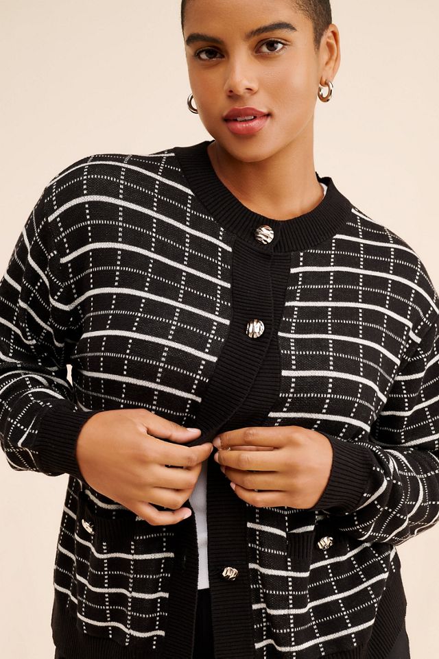 Eloquii Knit Cropped Sweater Jacket #2