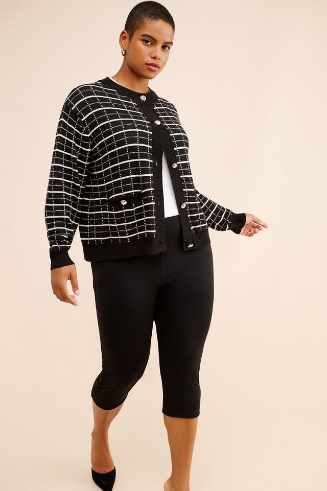 Eloquii Knit Cropped Sweater Jacket #3