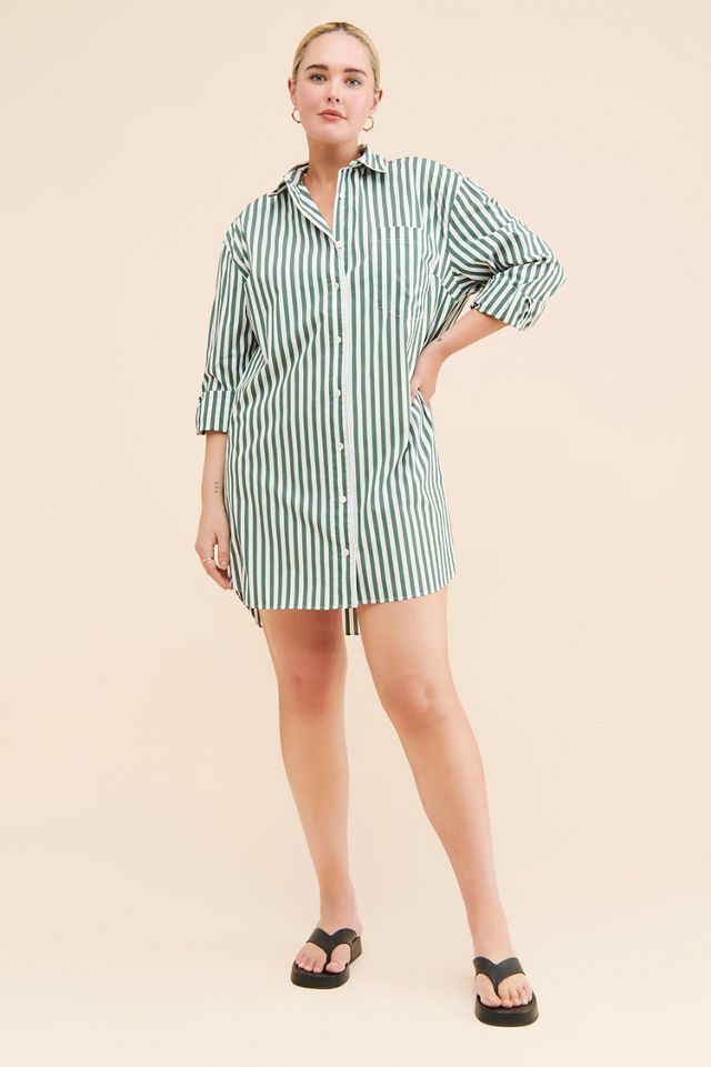 See Rose Go Signature Tunic Shirt Dress #3