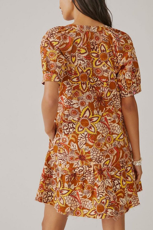 Pilcro Printed Puff-Sleeve Tunic #1