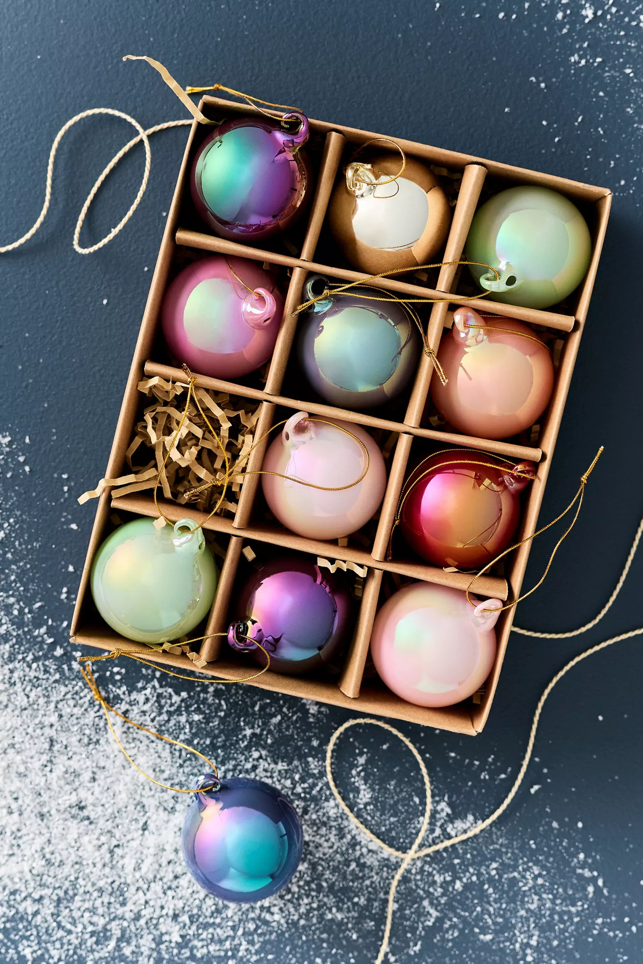 Pearlized Bauble Ornaments