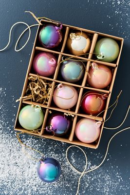 Pearlized Bauble Ornaments
