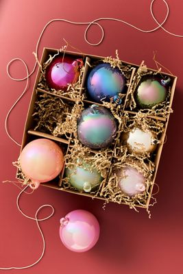 Pearlized Bauble Ornaments