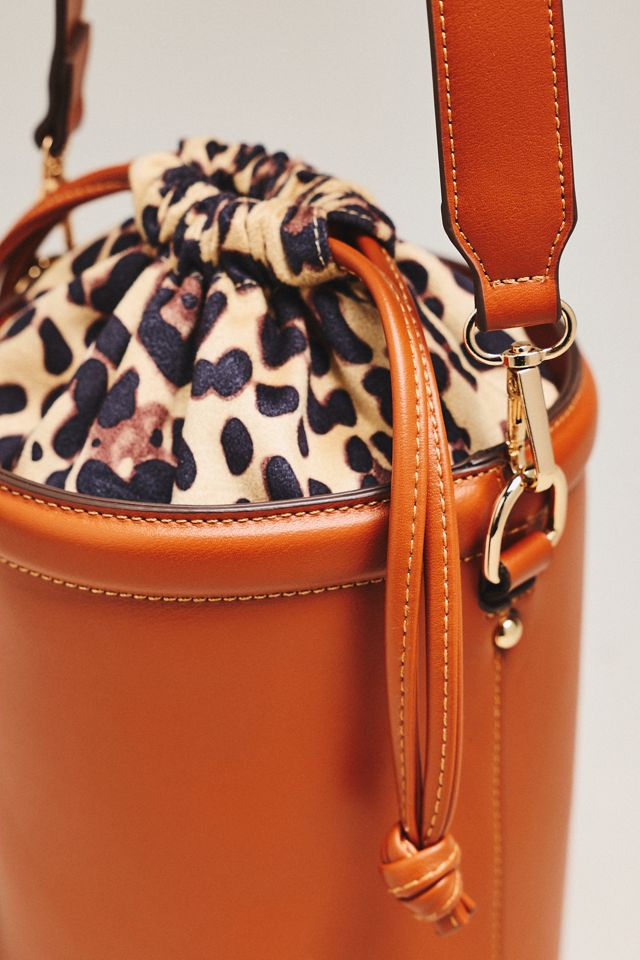 Maeve Faux Leather Cinched Bucket Bag #2