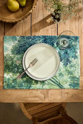 Forest Tapestry Linen Placemat