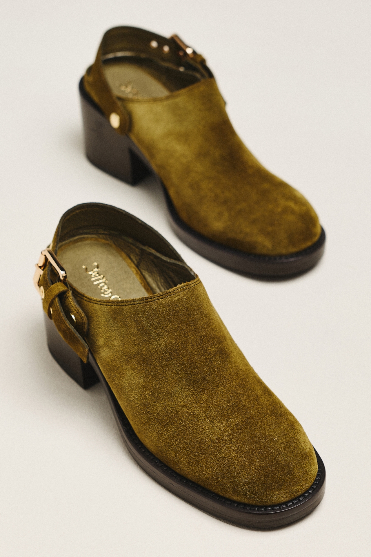 Jeffrey Campbell Bergamot Leather Mules