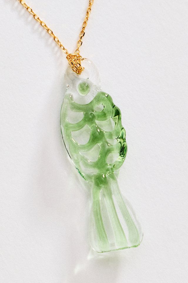 Levens Fish Charm Necklace #1