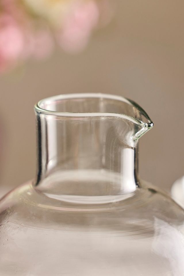 Footed Glass Orb Decanter #1