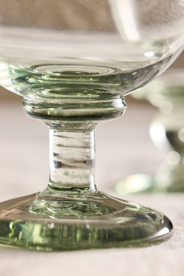 Footed Glass Orb Decanter #2