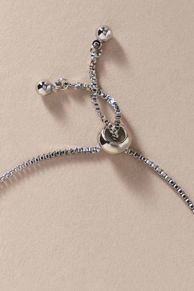 By Anthropologie All My Love Sparkle Heart Bracelet #1