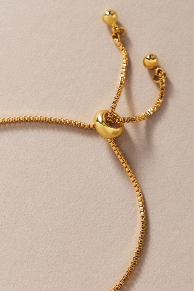 By Anthropologie All My Love Sparkle Heart Bracelet #3