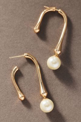 By Anthropologie Perla Front-Back Earrings