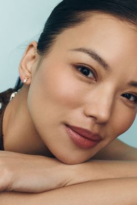 By Anthropologie Dainty Pearl Bow Earrings