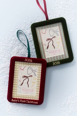 Anthropologie x Papier Velvet Framed Milestone Ornament