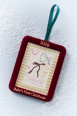 Anthropologie x Papier Velvet Framed Milestone Ornament