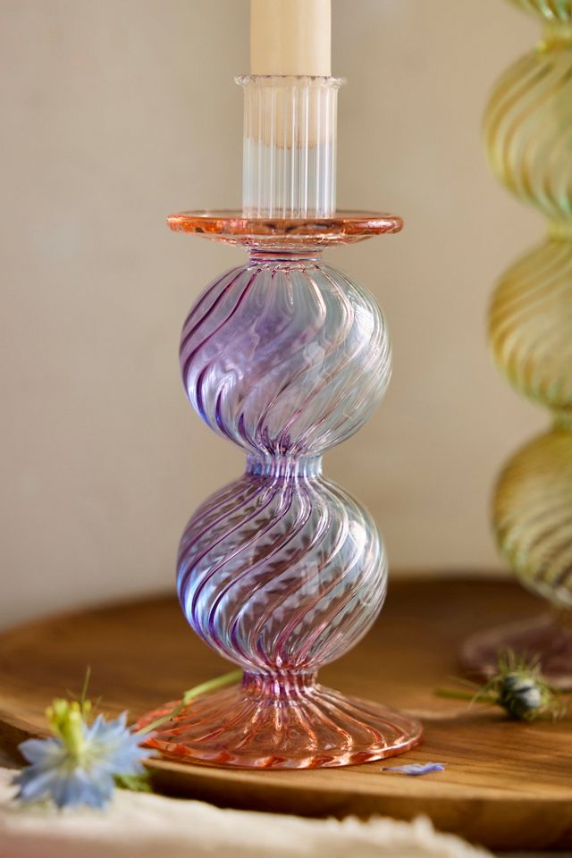 Kaleidoscope Glass Orb Taper Holder #2