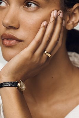 Water-Resistant Angled Ring
