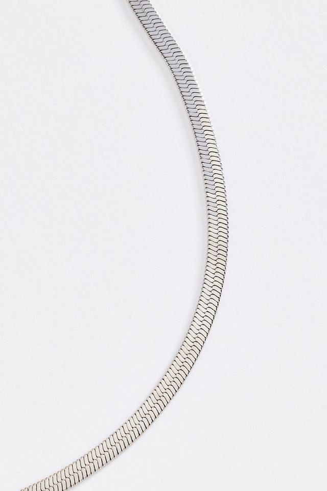 Water Resistant Herringbone Necklace #1