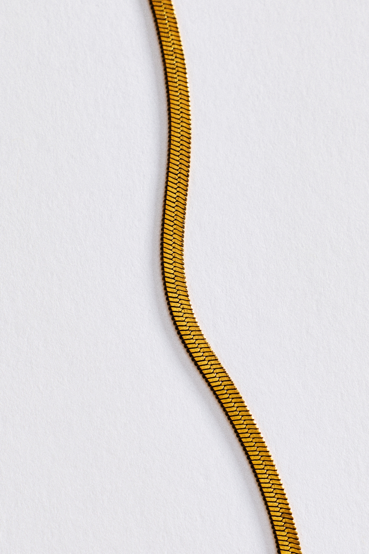 Water Resistant Herringbone Necklace