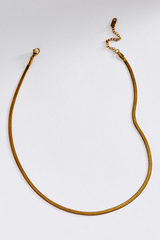 Water Resistant Herringbone Necklace #2