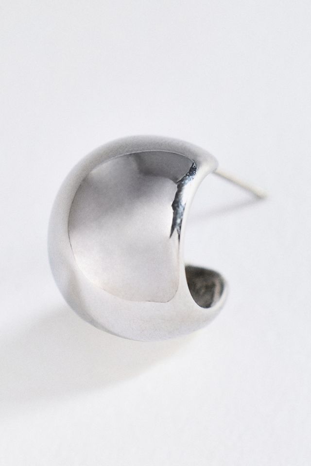 Dome Water-Resistant Huggie Earrings #1