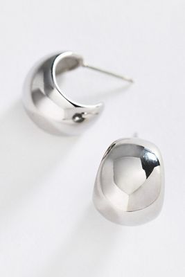 Dome Water-Resistant Huggie Earrings