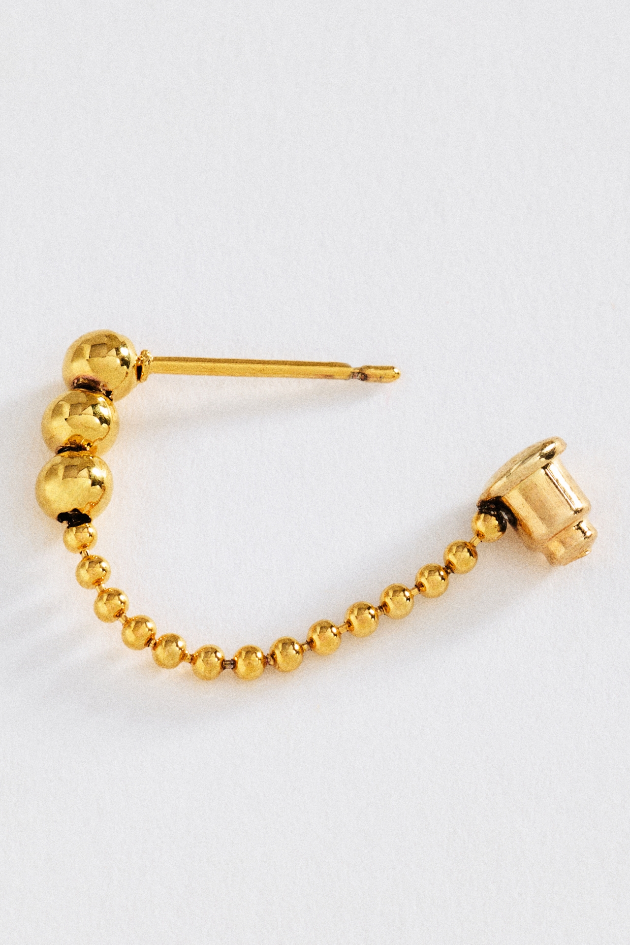 Water Resistant Bauble Hoop Earrings