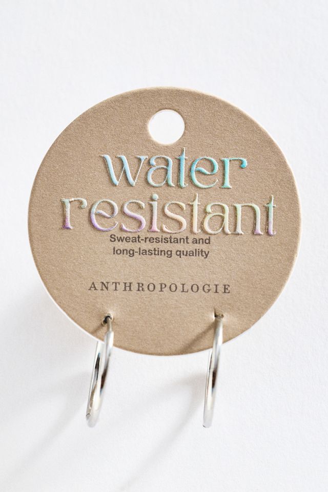 Water Resistant Classic Hoop Earrings #1