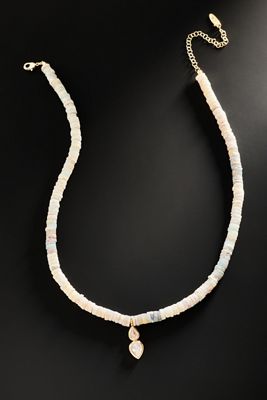 By Anthropologie Demi-Fine Beaded Crystal Necklace