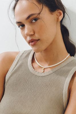By Anthropologie Demi-Fine Beaded Crystal Necklace