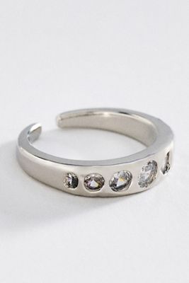 Crystal Bezel Ring