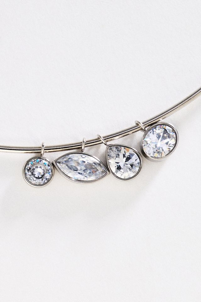 By Anthropologie Demi-Fine Floating Crystal Collar Necklace #1