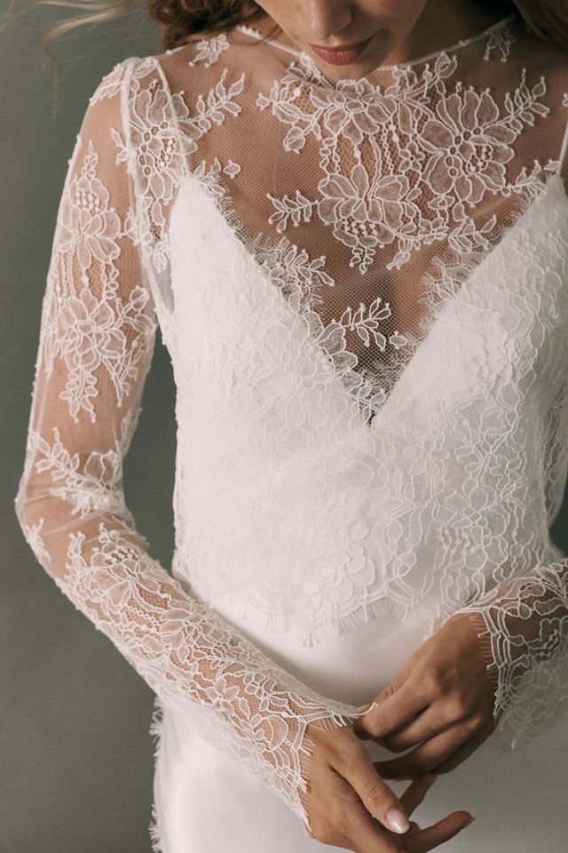 Jenny Yoo Renata Lace Topper #1