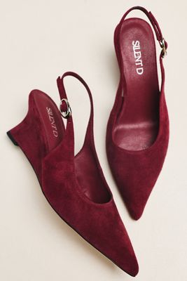 Silent D Celein-SD Slingback Wedge Heel