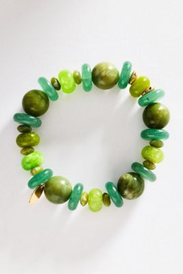 By Anthropologie Tonal Beaded Stretch Bracelet