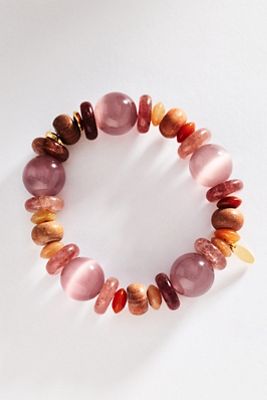 By Anthropologie Tonal Beaded Stretch Bracelet