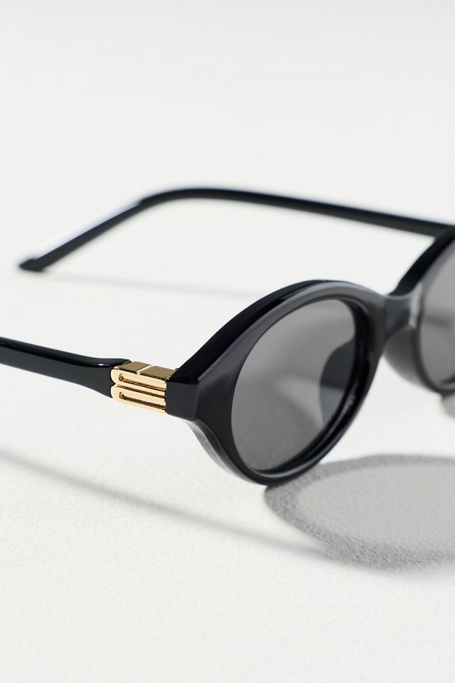 By Anthropologie Oval Sunglasses #2