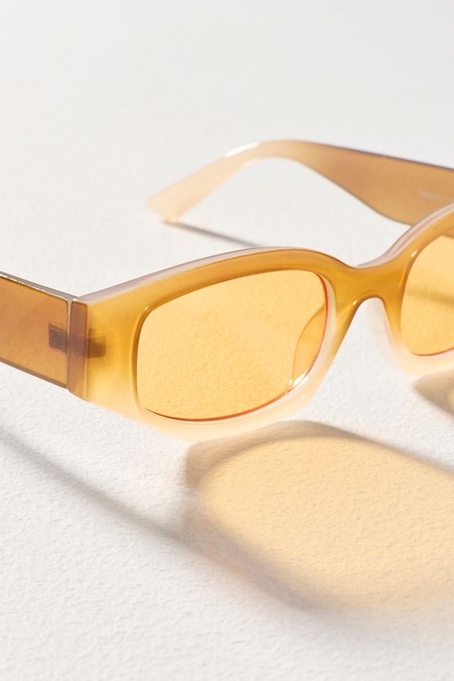 By Anthropologie Ombre Rectangle Sunglasses #2