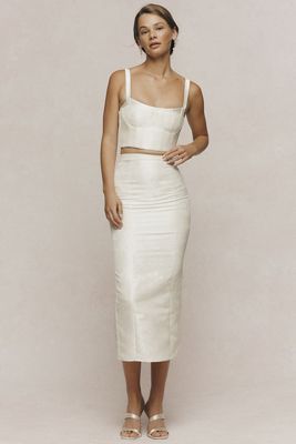 V. Chapman x Anthropologie Weddings Piper Maxi Skirt