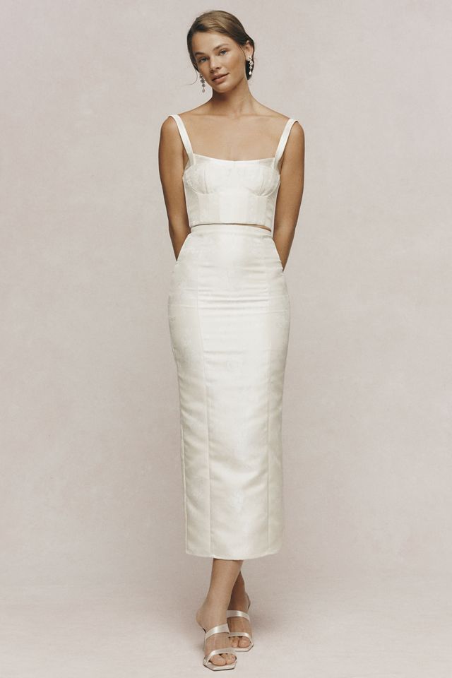 V. Chapman x Anthropologie Weddings Rumi Corset Top #1