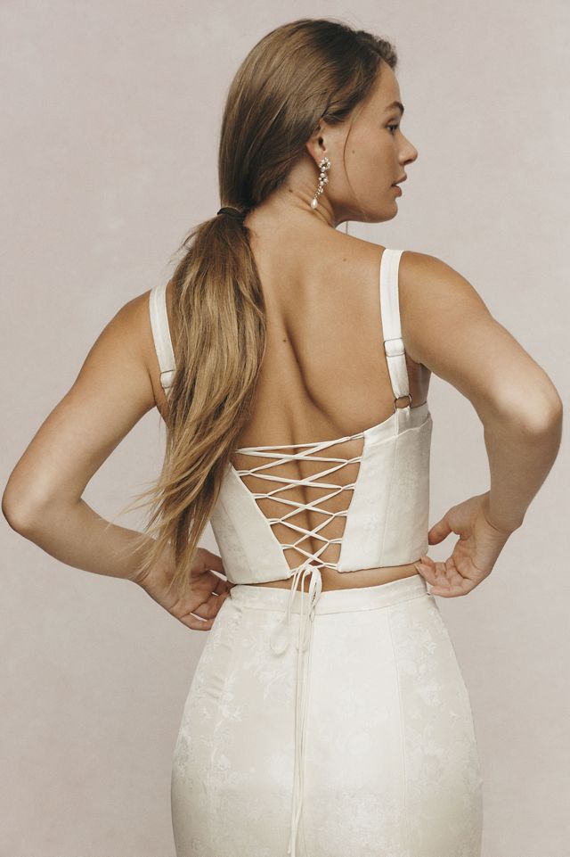 V. Chapman x Anthropologie Weddings Rumi Corset Top #3