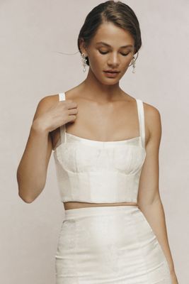 V. Chapman x Anthropologie Weddings Rumi Corset Top