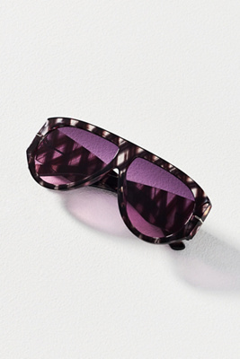 I-sea Flat Top Aviator Sunglasses In Black