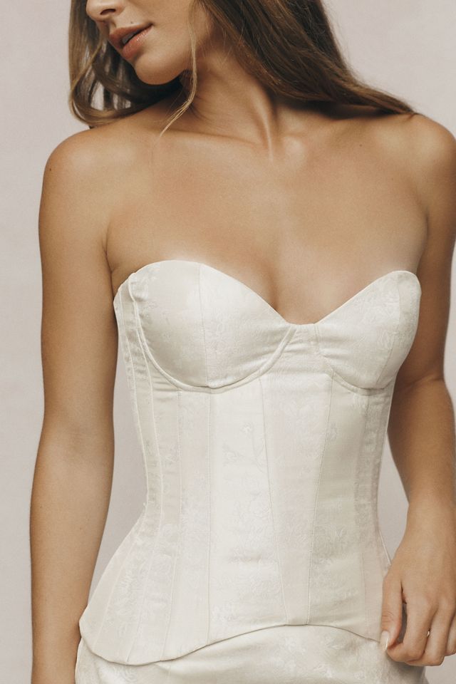 V. Chapman x Anthropologie Weddings Carolena Bustier Top #2