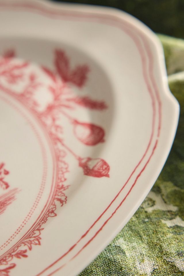 Red Tannenbaum Stoneware Serving Platter #1